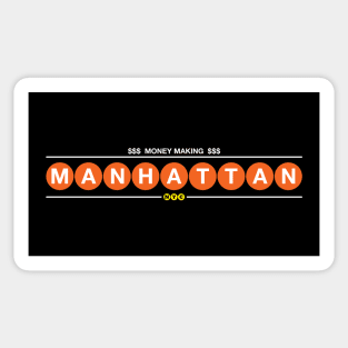 Money Making Manhattan Sticker